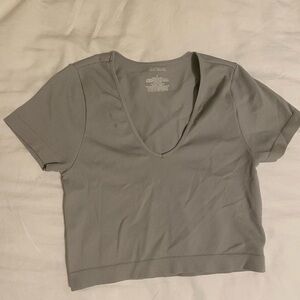 Grey target baby tee size small